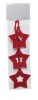 CX1346m Zestaw czerwonych filcowych zawieszek