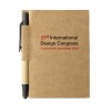 7626m-03 Notes z recyklingu z długopisem