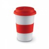 7683m-05 Ceramiczny kubek z silikonową pokrywką 400ml