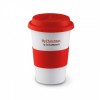 7683m-05 Ceramiczny kubek z silikonową pokrywką 400ml