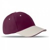 8654m-02 Czapka baseballowa 6 paneli, b