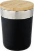 10067090f Miedziany kubek 300 ml z bambusową pokrywką