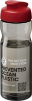 22010021f Bidon sportowy z odchylaną pokrywką o pojemności 650ml, czerwony