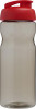 22010021f Bidon sportowy z odchylaną pokrywką o pojemności 650ml, czerwony