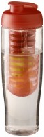21004105f Bidon H2O Tempo® o pojemności 700 ml z wieczkiem zaciskowym z możliwością przyrządzania wody smakowej