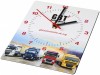 21053100f Prostokątny zegar ścienny Brite-Clock® z recyklingu