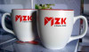M_457 7620 Americano Pure kubek z czerwonym MAT