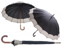 070880c-10 Parasol André Philippe dwukolorowy 16 paneli
