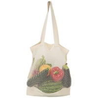 12045100f Torba na zakupy z siatki bawełnianej 170g