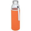 10065631f Butelka szklana 500 ml w etui pomarańczowy