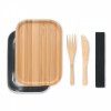 9967m-40 EKO lunchbox z bambusem i sztućcami 600ml