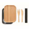 9967m-40 EKO lunchbox z bambusem i sztućcami 600ml