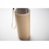 6168m-13 Szklana butelka w etui juta 500ml