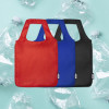12061421f Duża torba z plastku PET z recyklingu, czerwony