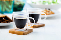 242781c Szklany zestaw do espresso 2 filiżanki