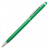 34087p-05 Długopis aluminiowy Touch Tip, zielony
