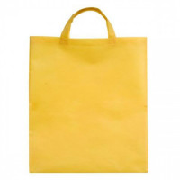 84560p-03 Torba na zakupy Non Woven krótkie uszy, żółty 84560p-03 Torba na zakupy Non Woven krótkie uszy, żółty