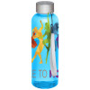 10066050f Bidon transparentny kolor metalowa zakrętka 500ml