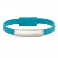 01895p-28 Bransoletka USB Bracelet, jasnoniebieski