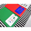 01695p-06 Etui na kartę zbliżeniową RFID Shield, biały