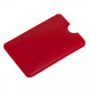 01695p-08 Etui na kartę zbliżeniową RFID Shield, czerwony
