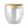82660p-10 Kubek szklany 300 ml bambus