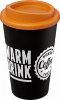 22000196f Americano® 350 ml kubek termoizolowany, pomarańczowy czarny 22000196f Americano® 350 ml kubek termoizolowany, pomarańczowy czarny