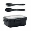6646m-03 Lunch box ze sztućcami z PP