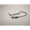 2142m-14 3-portowy hub USB kabel 20cm