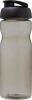 22010090f Bidon sportowy z odchylaną pokrywką o pojemności 650ml, czarny