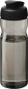 22010090f Bidon sportowy z odchylaną pokrywką o pojemności 650ml, czarny