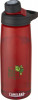 10071421f Butelka z tritanu o pojemności 750 ml, czerwony
