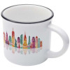 10084501f Bari kubek ceramiczny z nadrukiem sublimacyjnym o pojemności 240 ml