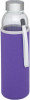 10065637f Butelka szklana 500 ml w etui fioletowy