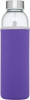 10065637f Butelka szklana 500 ml w etui fioletowy