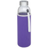 10065637f Butelka szklana 500 ml w etui fioletowy