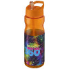 21004931f Bidon H2O Base® o pojemności 650 ml z wieczkiem z słomką