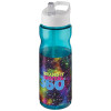 21004956f Bidon H2O Base® o pojemności 650 ml z wieczkiem z słomką