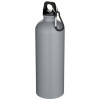 10087282f Oregon butelka na wodę o pojemności 750 ml z karabińczykiem i jednowarstwową ścianką ze stali nierdzewnej, posiadająca certyfikat RCS