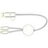 12442481f Alasia kabel do synchronizacji danych i szybkiego ładowania 5 w 1 27 W o długości 30 cm z tworzyw sztucznych i aluminium pochodzących z recyklingu