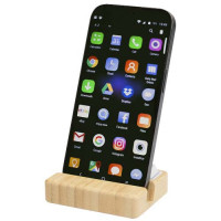 12446671f Algol stojak na telefon i zabawka sensoryczna z tworzyw sztucznych pochodzących z recylingu z elementami bambusowymi
