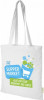 12049101f Torba na zakupy z bawełny organicznej o gramaturze 100 g/m², biały