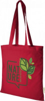 12061121f Torba na zakupy z bawełny organicznej o gramaturze 140 g/m², czerwony 12061121f Torba na zakupy z bawełny organicznej o gramaturze 140 g/m², czerwony