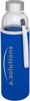 10065652f Butelka szklana 500ml w etui błękit królewski 10065652f Butelka szklana 500ml w etui błękit królewski