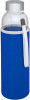 10065652f Butelka szklana 500ml w etui błękit królewski