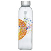 10065621f Butelka szklana 500 ml w etui czerwony