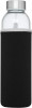 10065690f Butelka szklana 500 ml w etui czarny