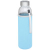 10065650f Butelka szklana 500 ml w etui jasnoniebieski