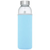 10065650f Butelka szklana 500 ml w etui jasnoniebieski
