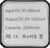 12349200f Aluminiowy akumulator powerbank Volt 2200mAh